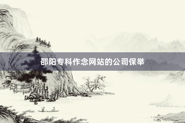 邵阳专科作念网站的公司保举
